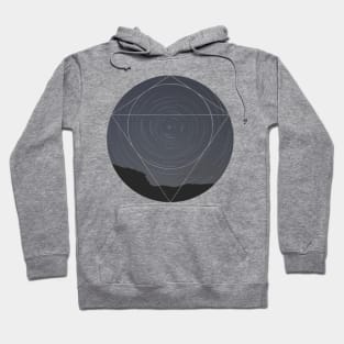 Spinning Universe Geometric Photography Hoodie